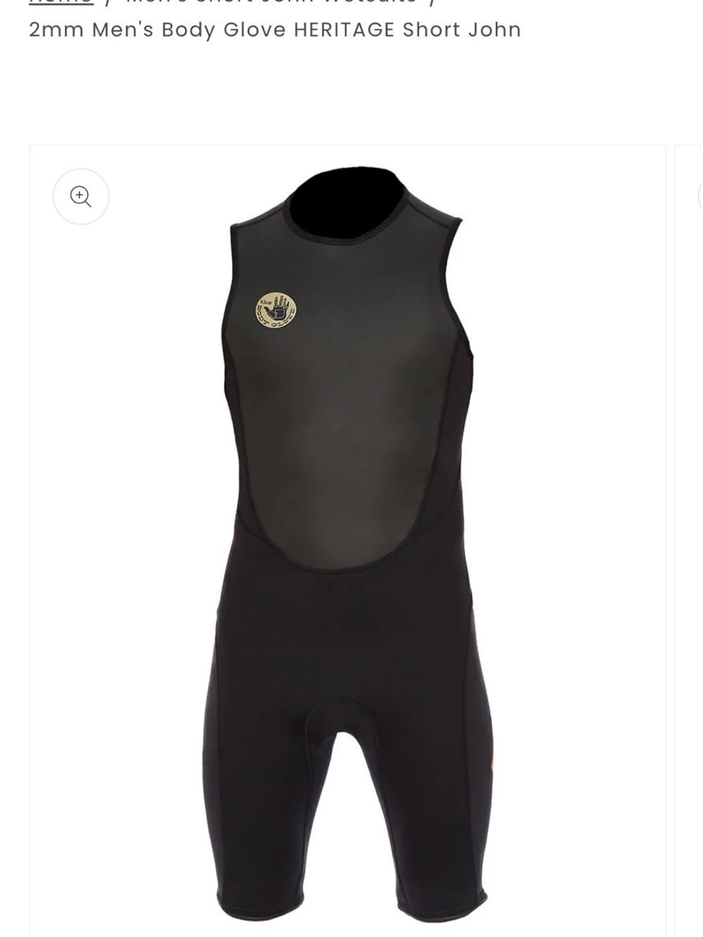 Body Glove Men's Black Sleeveless Short John Rash Guard